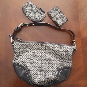 Black Coach shoulder bag